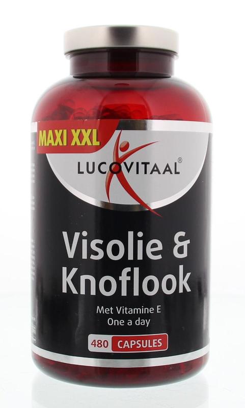 Lucovitaal Visolie en Knoflook 480cap - Zeer snelle levering / kopen!